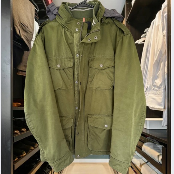 Banana Republic Other - Banana Republic Men’s Green Water-Resistant Insulated Field Coat